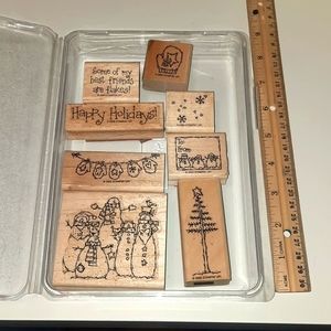 Flaky Friends Holiday Stamp set